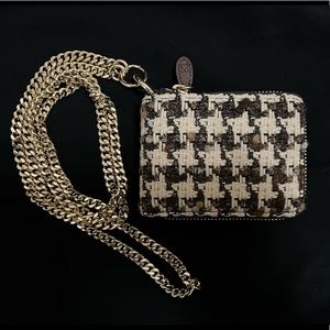 sandro Tweed Chain Wallet